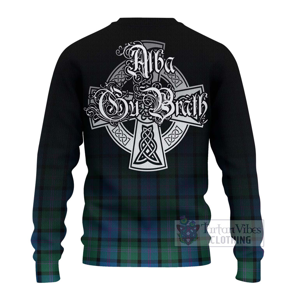 MacThomas (McThomas) Tartan Ugly Sweater Featuring Alba Gu Brath Family Crest Celtic Inspired - Tartan Vibes Clothing