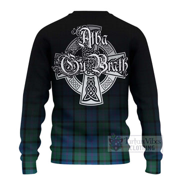 MacThomas (McThomas) Tartan Ugly Sweater Featuring Alba Gu Brath Family Crest Celtic Inspired - Tartan Vibes Clothing
