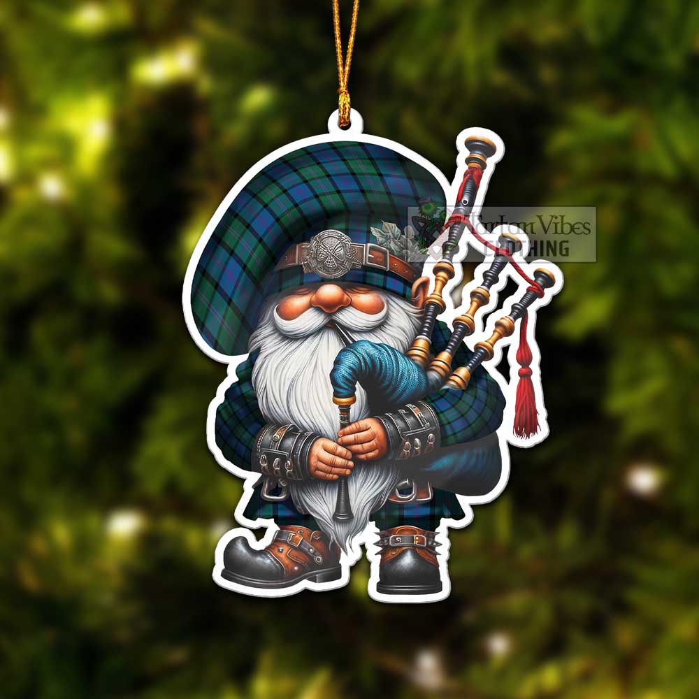 MacThomas (McThomas) Tartan Bagpiper Gnome Christmas Ornament - Tartan Vibes Clothing