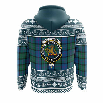 MacThomas (McThomas) Clan Tartan Christmas Hoodie with Family Crest - Tartan Vibes Clothing