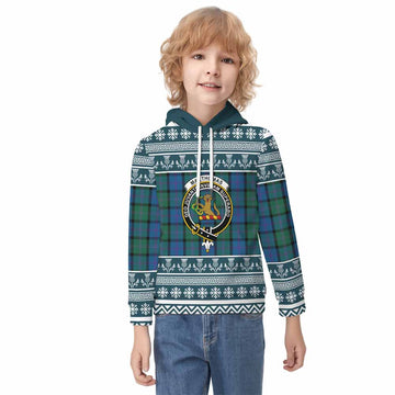 MacThomas (McThomas) Clan Tartan Christmas Kid Hoodie with Family Crest - Tartan Vibes Clothing