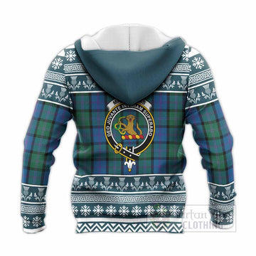 MacThomas (McThomas) Clan Tartan Christmas Knitted Hoodie with Family Crest - Tartan Vibes Clothing