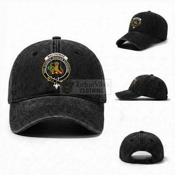 MacThomas (McThomas) Scottish Clan Crest Washed Baseball Cap