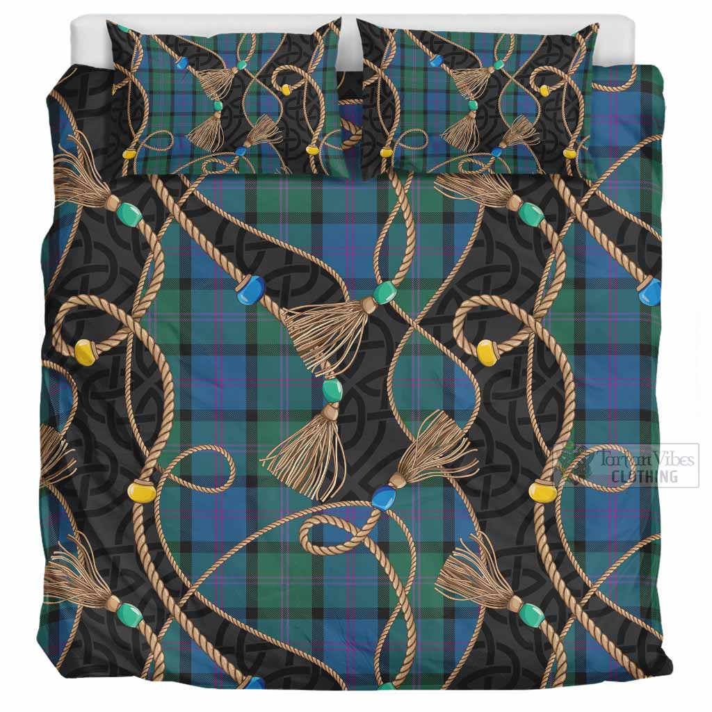 MacThomas (McThomas) Scottish Tartan Twisted Ropes Stylized Bedding Set UK Bedding Set UK Super King 104*94 inch - Tartan Vibes Clothing
