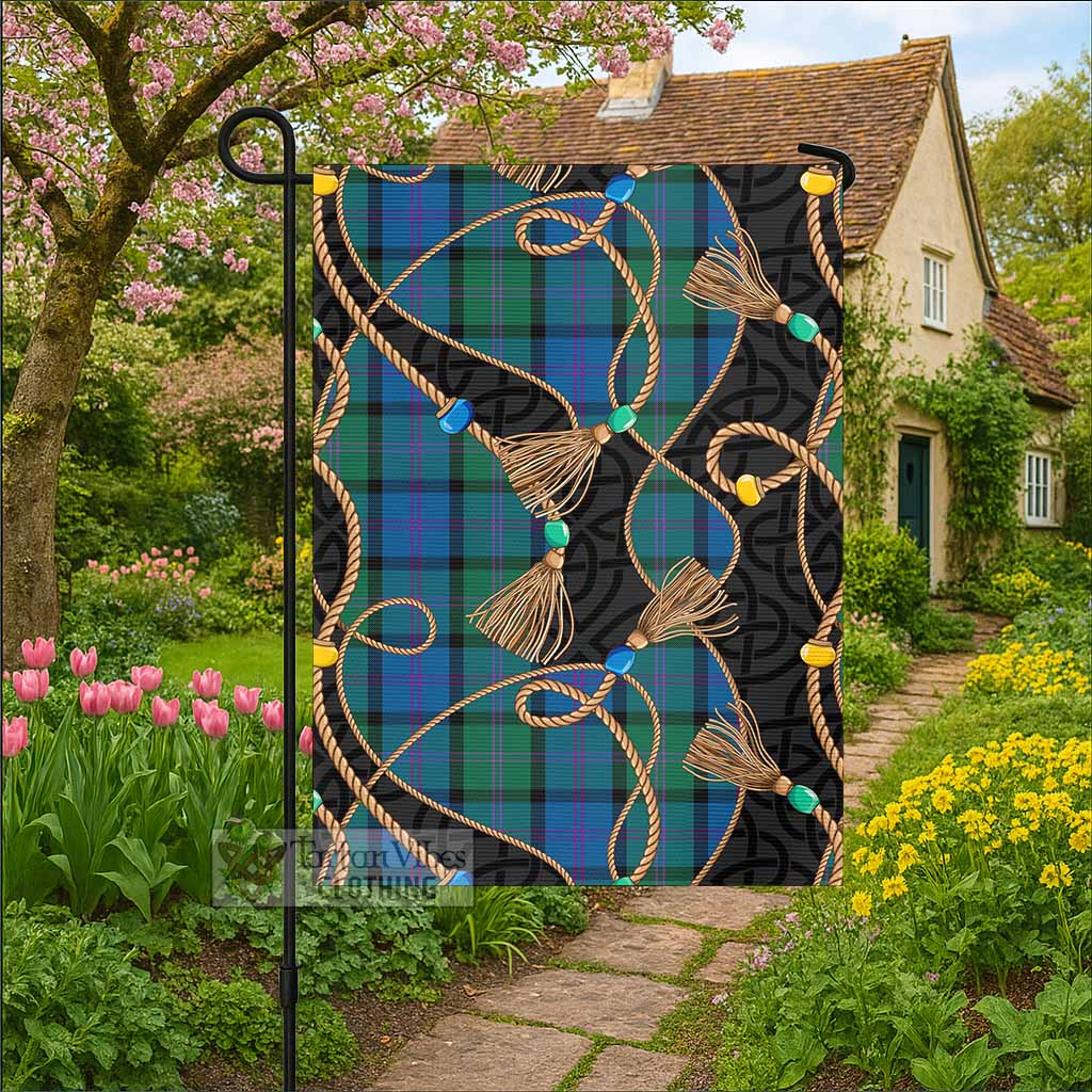 MacThomas (McThomas) Scottish Tartan Twisted Ropes Stylized Garden Flag - Tartan Vibes Clothing