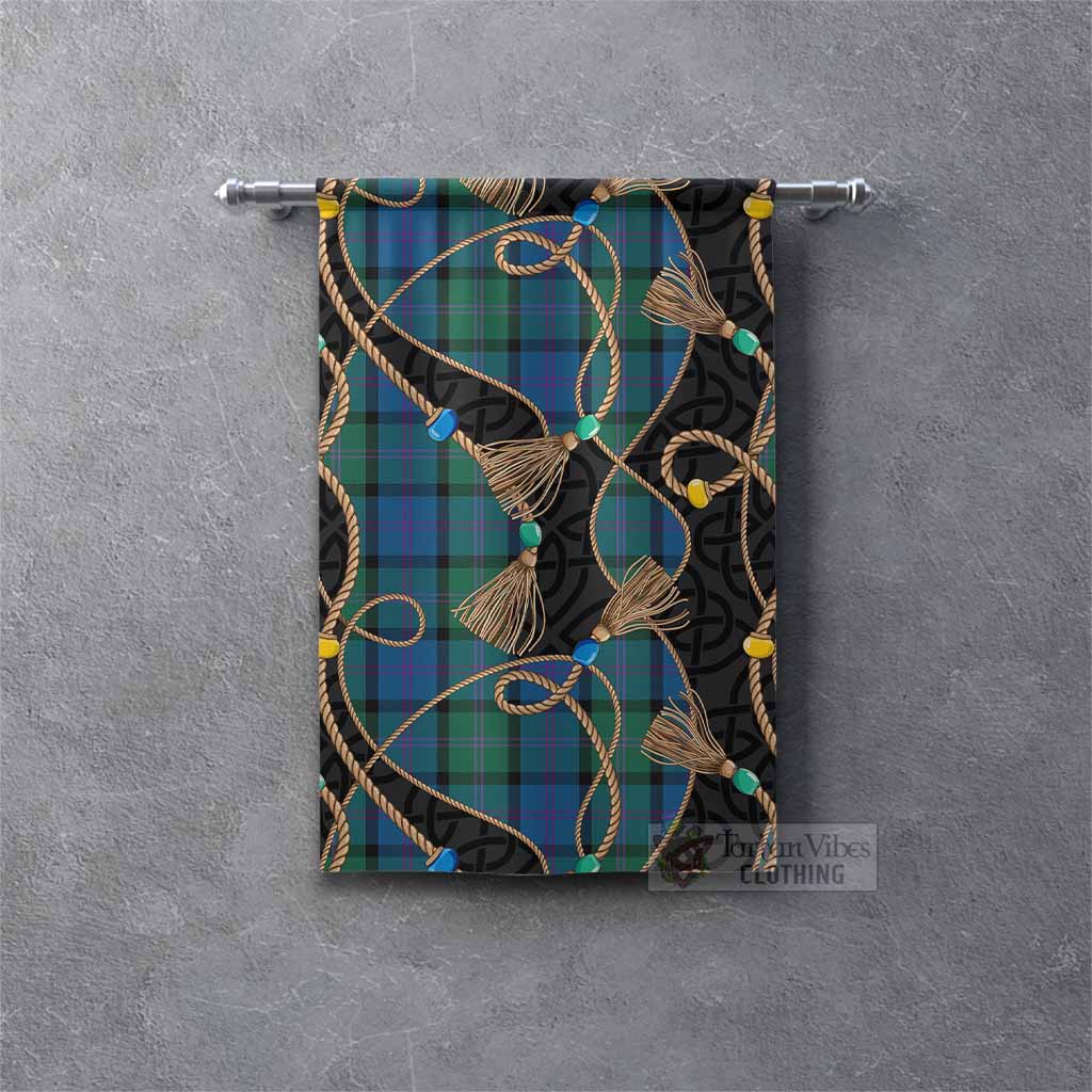 MacThomas (McThomas) Scottish Tartan Twisted Ropes Stylized Gonfalon Rectangle - Tartan Vibes Clothing