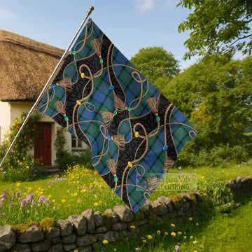 MacThomas (McThomas) Scottish Tartan Twisted Ropes Stylized House Flag - Tartan Vibes Clothing