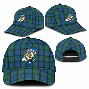 MacThomas (McThomas) Tartan Classic Cap with Family Crest In Me Style