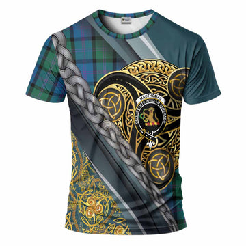 MacThomas (McThomas) Tartan Crest T-Shirt Scottish Triskele Celtic