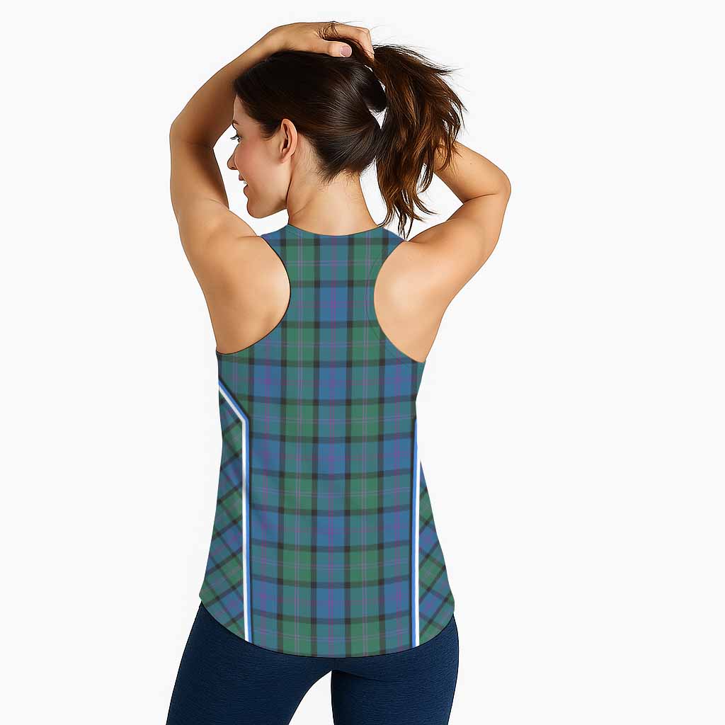 MacThomas (McThomas) Tartan Crest Women Racerback Tanks Scotland Coat of Arm Flag Style - Tartan Vibes Clothing