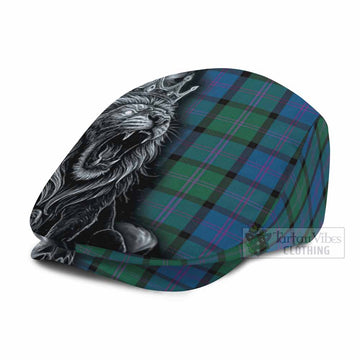 MacThomas (McThomas) Tartan Flat Cap, Jeff Cap Roaring Lion Heritage - Tartan Vibes Clothing