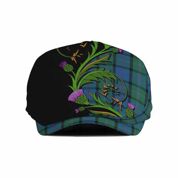 MacThomas (McThomas) Tartan Flat Cap, Jeff Cap Scottish Thistle Pride Heritage Art Flat Cap - Tartan Vibes Clothing