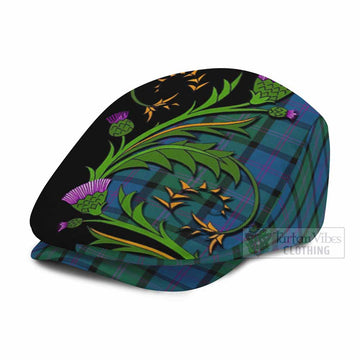 MacThomas (McThomas) Tartan Flat Cap, Jeff Cap Scottish Thistle Pride Heritage Art - Tartan Vibes Clothing