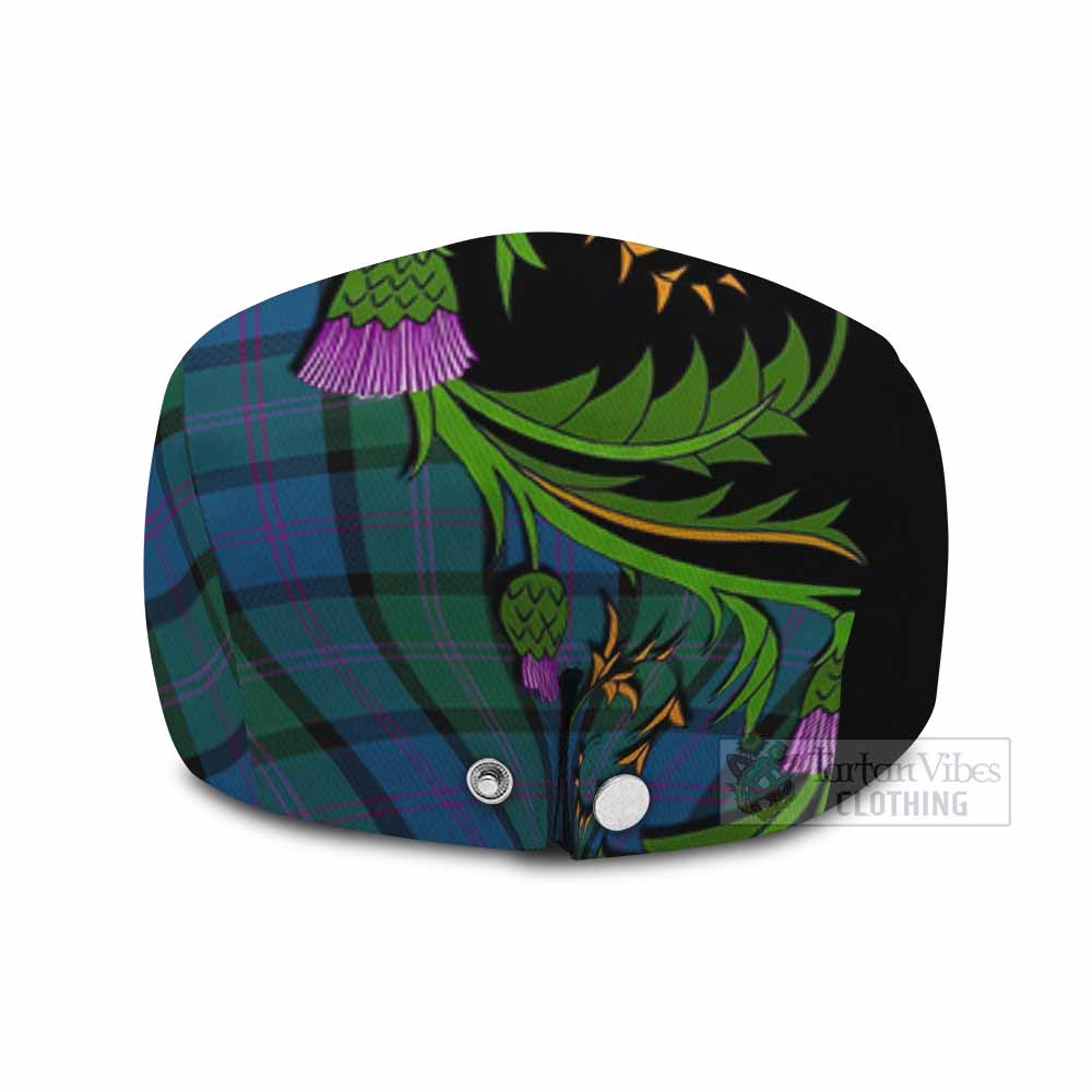 MacThomas (McThomas) Tartan Flat Cap, Jeff Cap Scottish Thistle Pride Heritage Art - Tartan Vibes Clothing