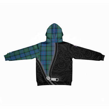 MacThomas (McThomas) Tartan Kid Hoodie New Zealand Pattern Unique Zipper Stylized