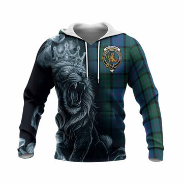 MacThomas (McThomas) Tartan Knitted Hoodie Roaring Lion Heritage