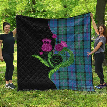MacThomas (McThomas) Tartan Premium Quilt Traditional Scottish Thistle - Tartan Vibes Clothing
