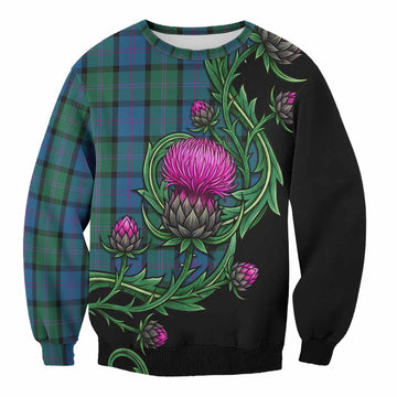 MacThomas (McThomas) Tartan Sweatshirt Resilient Scottish Thistle Unisex - Tartan Vibes Clothing