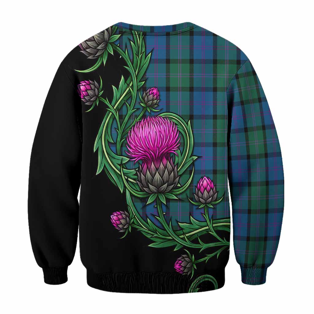 MacThomas (McThomas) Tartan Sweatshirt Resilient Scottish Thistle - Tartan Vibes Clothing