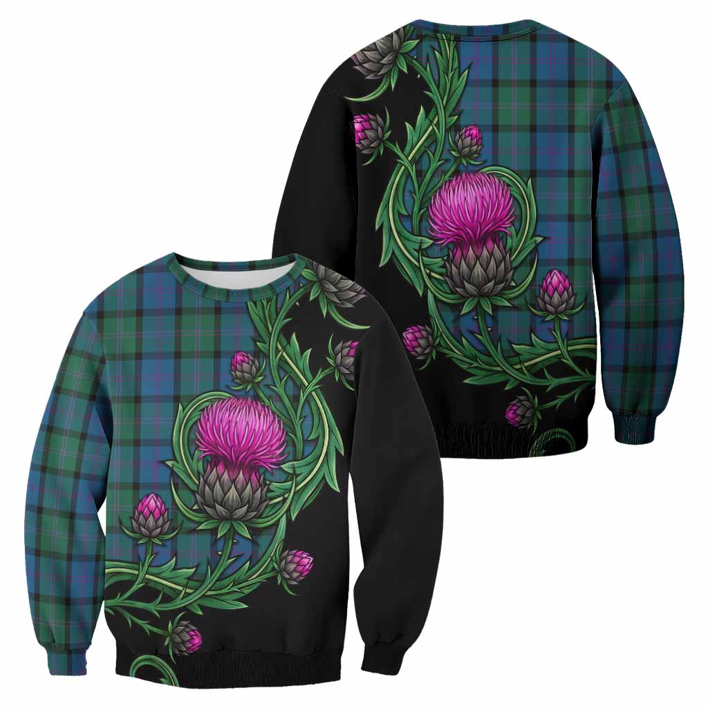 MacThomas (McThomas) Tartan Sweatshirt Resilient Scottish Thistle - Tartan Vibes Clothing