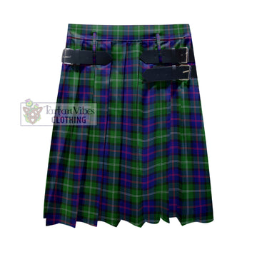 MacThomas Modern Tartan Men's Pleated Skirt - Fashion Casual Retro Scottish Kilt Style