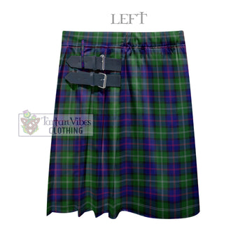 MacThomas Modern Tartan Men's Pleated Skirt - Fashion Casual Retro Scottish Kilt Style