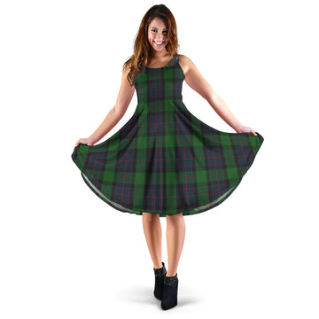 MacWilliam (McWilliam) Tartan Sleeveless Midi Womens Dress