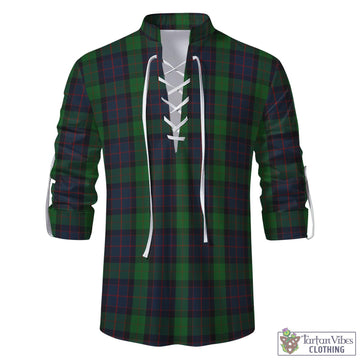 MacWilliam Tartan Men's Scottish Traditional Jacobite Ghillie Kilt Shirt