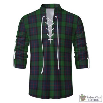 MacWilliam (McWilliam) Tartan Men's Scottish Traditional Jacobite Ghillie Kilt Shirt