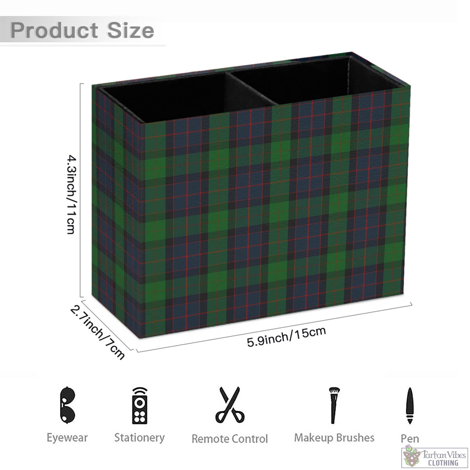 Tartan Vibes Clothing MacWilliam Tartan Pen Holder