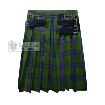 MacWilliam Hunting Tartan Men's Pleated Skirt - Fashion Casual Retro Scottish Kilt Style