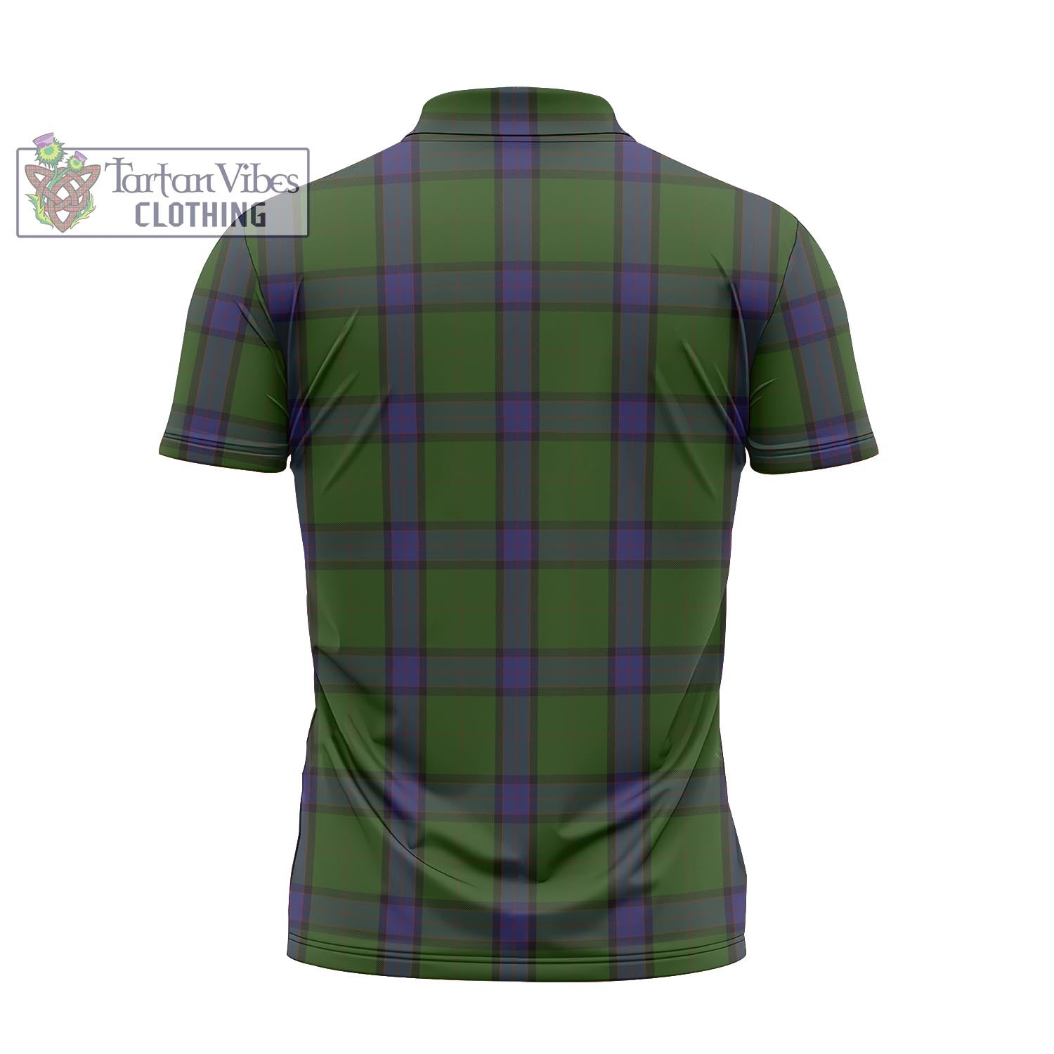 Tartan Vibes Clothing MacWilliam Hunting Tartan Zipper Polo Shirt
