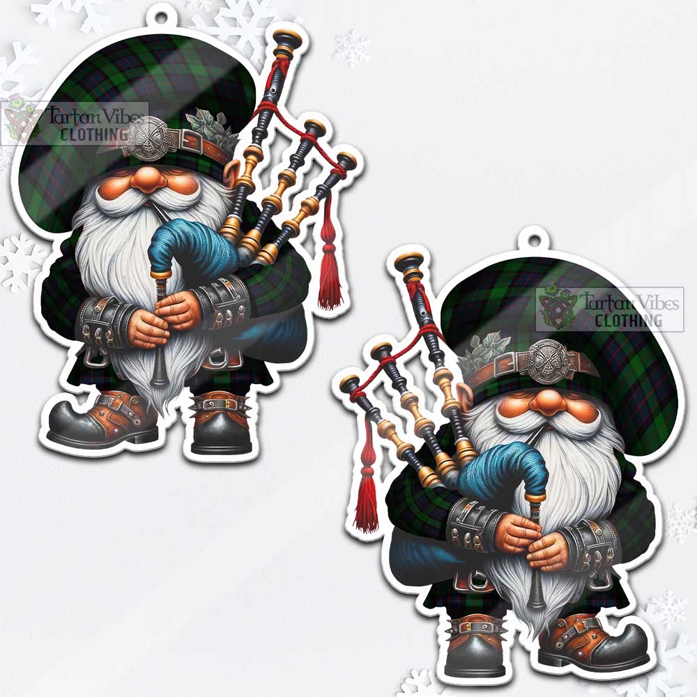 MacWilliam (McWilliam) Tartan Bagpiper Gnome Christmas Ornament - Tartan Vibes Clothing