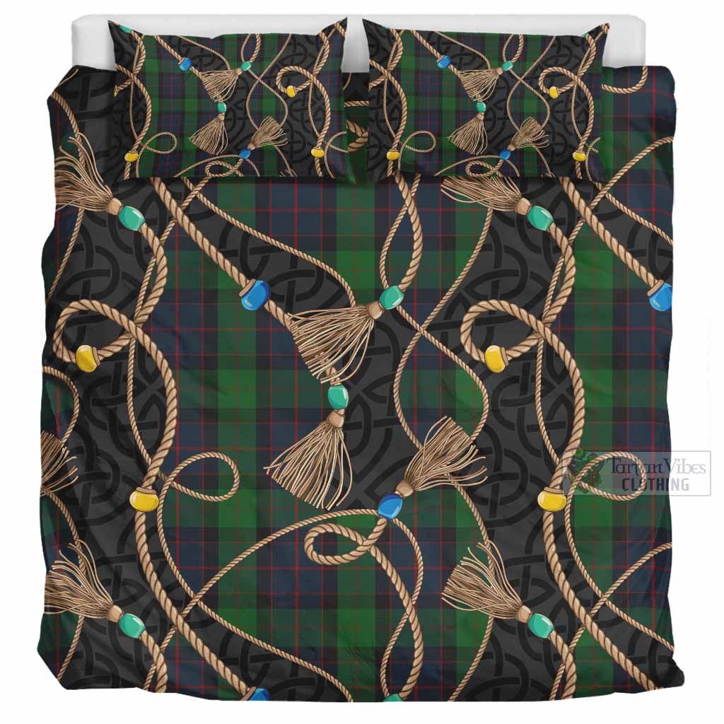 MacWilliam (McWilliam) Scottish Tartan Twisted Ropes Stylized Bedding Set UK Bedding Set UK Super King 104*94 inch - Tartan Vibes Clothing