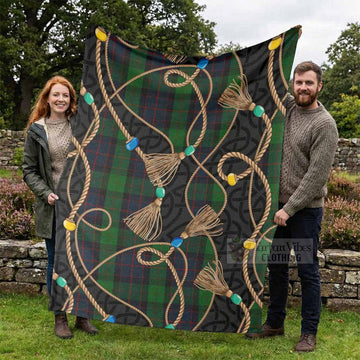 MacWilliam (McWilliam) Scottish Tartan Twisted Ropes Stylized Blanket - Tartan Vibes Clothing