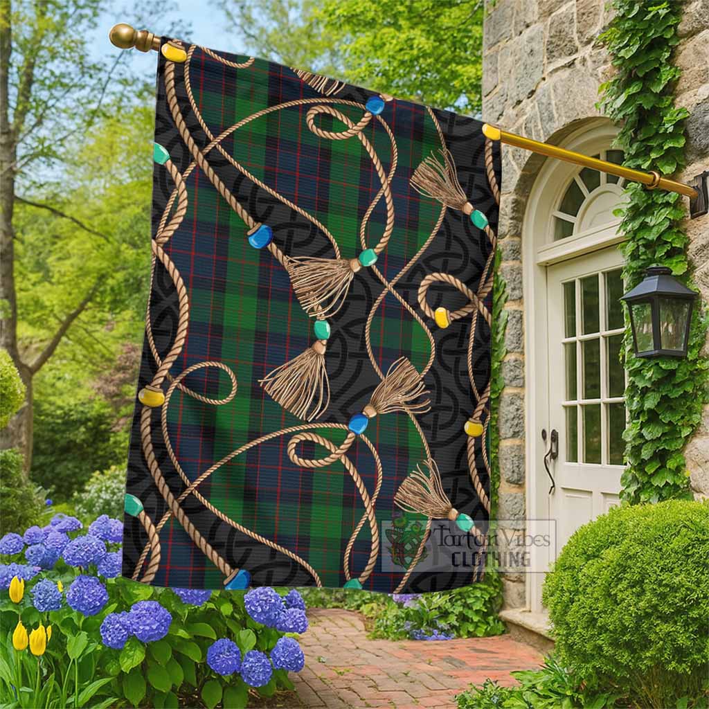 MacWilliam (McWilliam) Scottish Tartan Twisted Ropes Stylized Garden Flag - Tartan Vibes Clothing