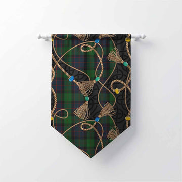 MacWilliam (McWilliam) Scottish Tartan Twisted Ropes Stylized Gonfalon Chevron - Tartan Vibes Clothing