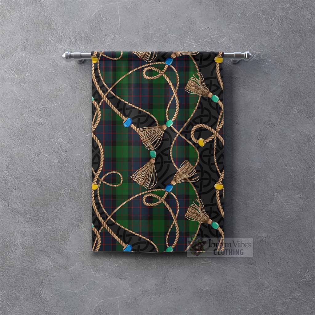 MacWilliam (McWilliam) Scottish Tartan Twisted Ropes Stylized Gonfalon Rectangle - Tartan Vibes Clothing