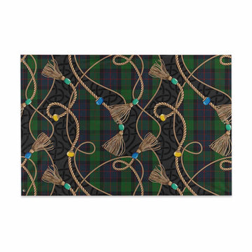 MacWilliam (McWilliam) Scottish Tartan Twisted Ropes Stylized House Flag 48*72 inch (120*180 cm) - Tartan Vibes Clothing