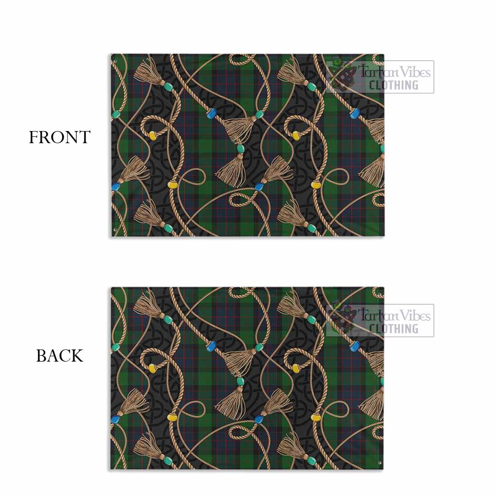 MacWilliam (McWilliam) Scottish Tartan Twisted Ropes Stylized House Flag - Tartan Vibes Clothing