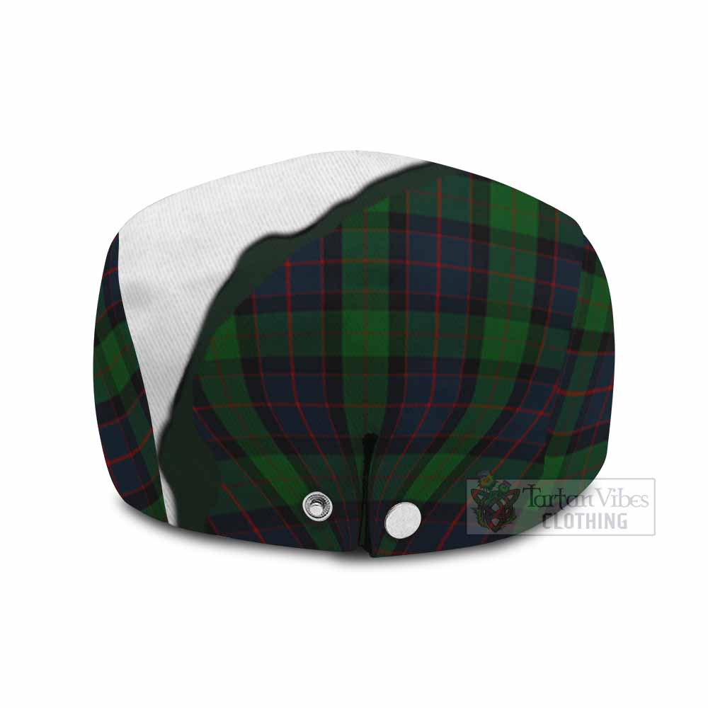 MacWilliam (McWilliam) Scottish Terrier Tartan Flat Cap, Jeff Cap Thistle Heritage Art - Tartan Vibes Clothing
