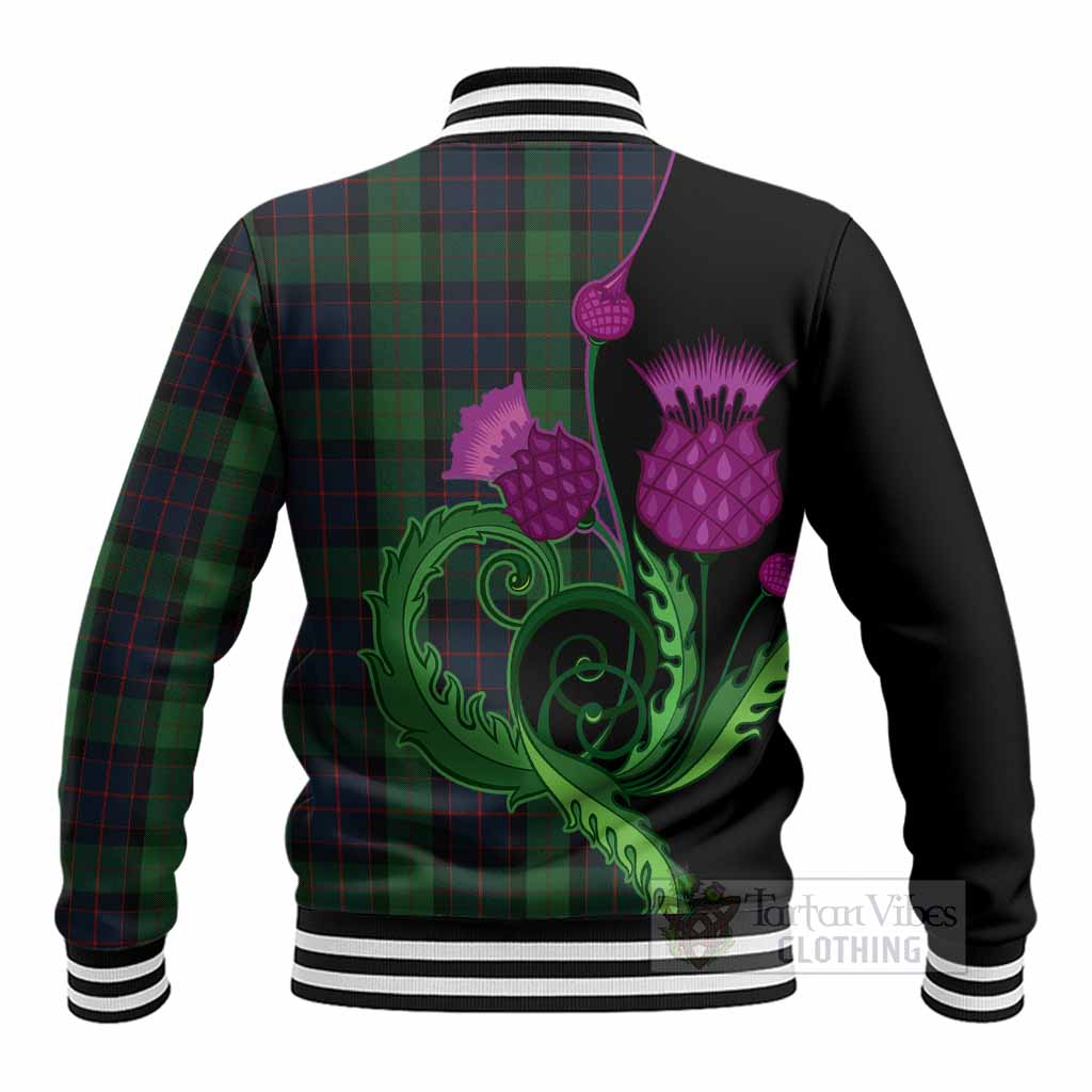 MacWilliam (McWilliam) Tartan Baseball Jacket Traditional Scottish Thistle - Tartan Vibes Clothing