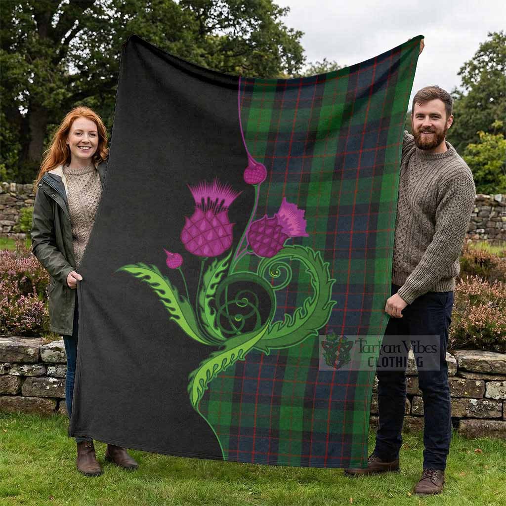 MacWilliam (McWilliam) Tartan Blanket Traditional Scottish Thistle - Tartan Vibes Clothing