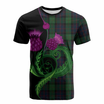 MacWilliam (McWilliam) Tartan Cotton T-shirt Traditional Scottish Thistle