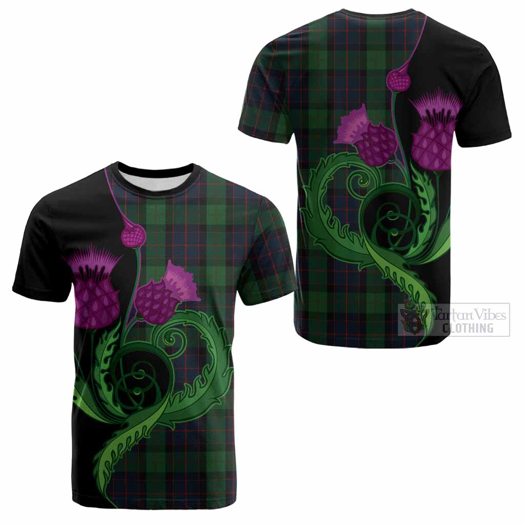 MacWilliam (McWilliam) Tartan Cotton T-shirt Traditional Scottish Thistle
