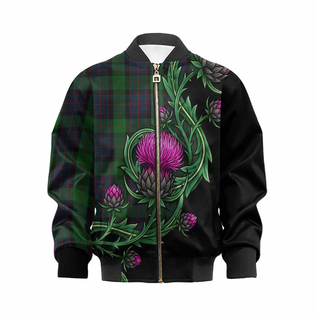 MacWilliam (McWilliam) Tartan Kid Bomber Jacket Resilient Scottish Thistle Kid XS - Tartan Vibes Clothing