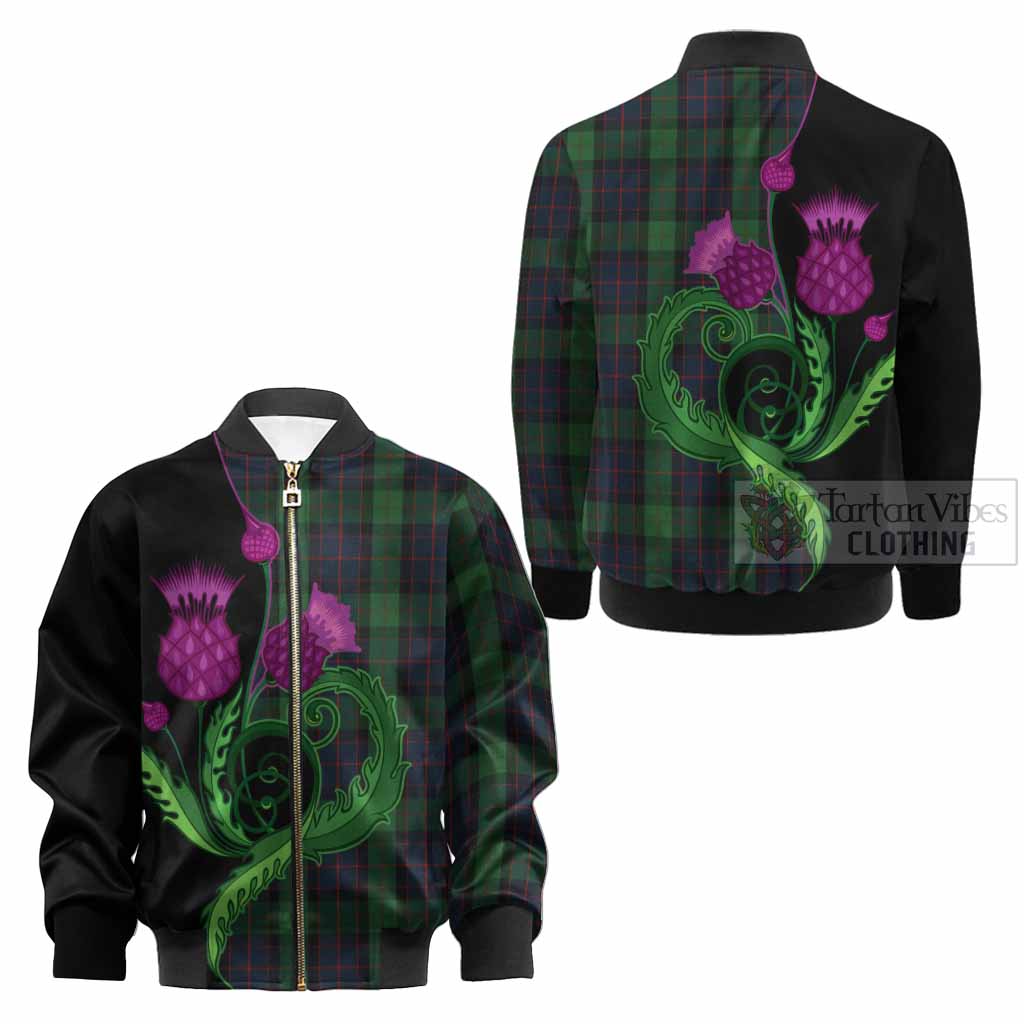 MacWilliam (McWilliam) Tartan Kid Bomber Jacket Traditional Scottish Thistle - Tartan Vibes Clothing
