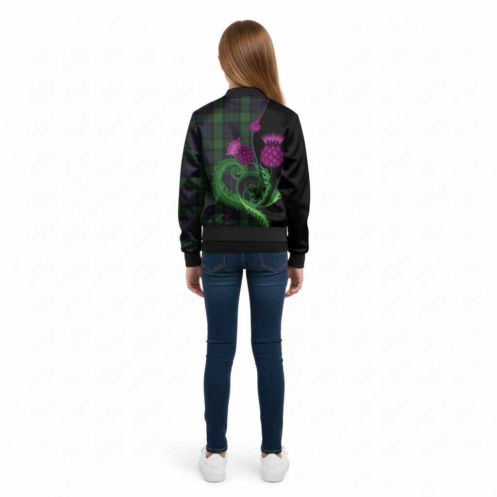 MacWilliam (McWilliam) Tartan Kid Bomber Jacket Traditional Scottish Thistle - Tartan Vibes Clothing