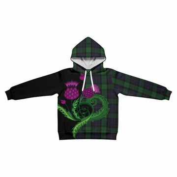 MacWilliam (McWilliam) Tartan Kid Hoodie Traditional Scottish Thistle
