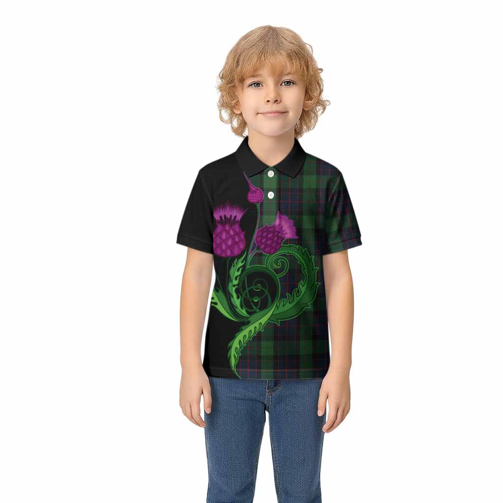 MacWilliam (McWilliam) Tartan Kid Polo Shirt Traditional Scottish Thistle
